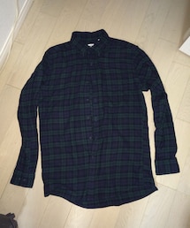 UNIQLO | 深緑チェックシャツ(シャツ/ブラウス)