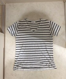 BEAUTY&YOUTH UNITED ARROWS | Vネックボーダー(Tシャツ/カットソー)