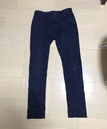 BEAUTY&YOUTH UNITED ARROWS | 青縦縞スキニー(その他パンツ)