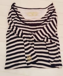 Language | ボーダーニットトップス(ニット/セーター)