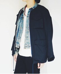 VICTIM | VICTIM　/　NO COLLAR M-65 COAT
NAVY(ミリタリージャケット)