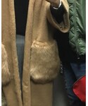 no brand(ノーブランド)の「ジャケット/アウター(ムートンコート)」