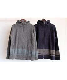 Editor's (エディターズ) ソフトパネルボーダー フードブルゾン(その他アウター)