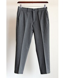 MANUAL ALPHABET | MANUAL ALPHABET (マニュアル アルファベット) サイロヘリンボン 2WAYストレッチ クロップドパンツ(その他パンツ)