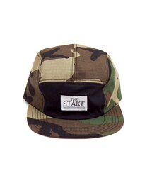 THE STAKE (ザ・ステイク) " 5 PANEL CAP " CAMO (キャップ)