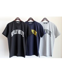 P01 | P01 (プレイ) " S/S PRINT TEE " NO PLAY NO LIFE(Tシャツ/カットソー)