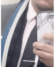 薄いピンクのネクタイとチーフ | ネクタイ