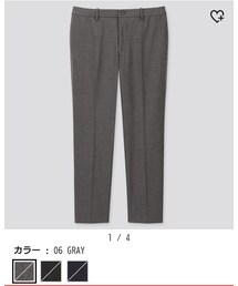 UNIQLO | EZYアンクルパンツ(ウールライク、丈標準)(スラックス)