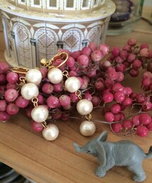 コットンパールのイヤリング(イヤリング)