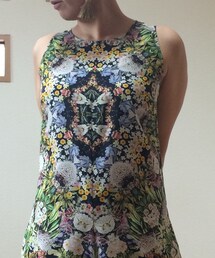 ZARA | ボタニカル柄オールインワン(つなぎ/オールインワン)