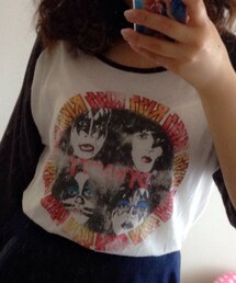 WEGO | KISS ラグランT(Tシャツ/カットソー)