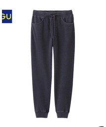 GU | ウォッシュドスウェットパンツ(スラックス)