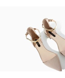 ZARA BASIC | Pointy Shoes with Ankle Strap(その他シューズ)