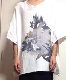 BALMUNG | 灰の花 Big Tee(Tシャツ/カットソー)