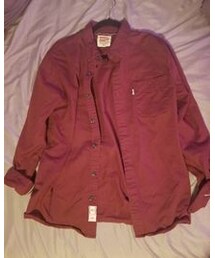 Levi's | burgundy L button up(トップス)