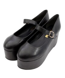 PUNYUS | 厚底フラットパンプス(パンプス)