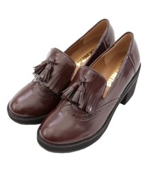 PUNYUS | タッセルヒールローファー(シューズ)