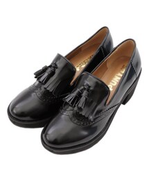 PUNYUS | タッセルヒールローファー(シューズ)