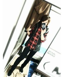 (右)Dickiesコーデ | その他