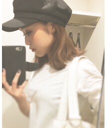 衝動買いしたキャスケット♡笑 | キャスケット