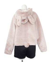 HONEY MI HONEY | Ear fur coat(ブルゾン)