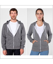 American Apparel | American Apparel Salt and Pepper Zip Hoody(パーカー)
