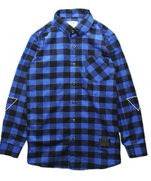 RADICAL INC. | RADICAL INC. overlong flannel shirt (シャツ/ブラウス)