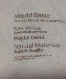 WORLDBASIC(Tシャツ/カットソー)