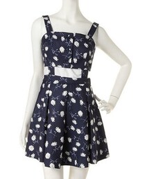 dazzlin | 花柄ビスチェワンピース(ワンピース)