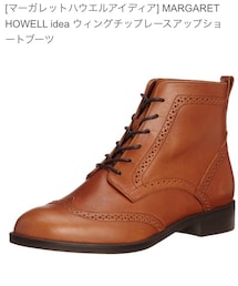 MARGARET HOWELL idea | ウィングチップレースアップショートブーツ(ブーツ)