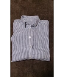 無印良品 | リネンのストライプシャツ(シャツ/ブラウス)
