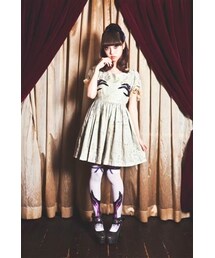 devil hands flower dress blue(ワンピース)