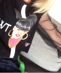 tokyonine | メッシュ切り替えトップス(Tシャツ/カットソー)