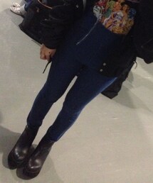 Grail | ハイウエストスキニーデニム(デニムパンツ)