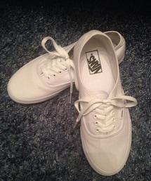 US VANS | authentic true white(スニーカー)