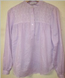 薄紫の刺繍ブラウス(シャツ/ブラウス)