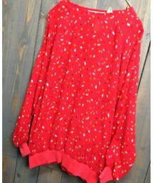 古着 | 赤いブラウス(シャツ/ブラウス)