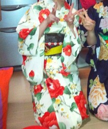 2013年購入の浴衣ー∩^ω^∩
(浴衣)