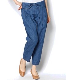 nesessaire | ウエストリボンパンツ(デニムパンツ)