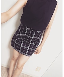 ミニスカ久々😝 | H&M!!プチプラ最高💕(スカート)