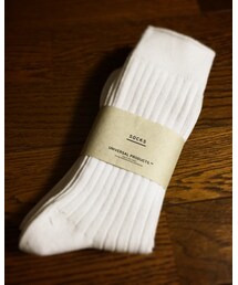 UNIVERSAL PRODUCTS | UNIVERSAL PRODUCTS 3P white socks(ソックス/靴下)