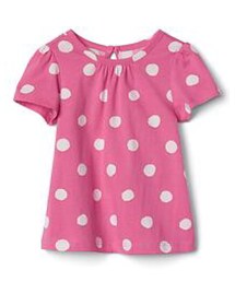 babyGAP | プリント半袖キーホールトップス(Tシャツ/カットソー)
