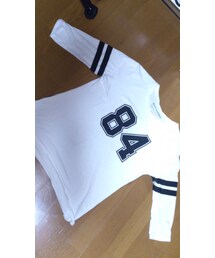プリント7分袖T(Tシャツ/カットソー)