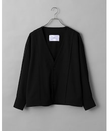 SUPERTHANKS | 【SUPERTHANKS/スーパーサンクス】CARDIGAN JACKET/ノーカラーカーディガンジャケット(ノーカラージャケット)