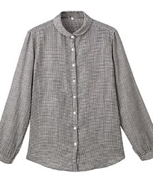 無印良品 | ギンガムチェック 二重ガーゼシャツ（無印良品）(シャツ/ブラウス)