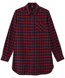 無印良品 | オーガニックコットンフランネルチュニック XL（無印良品）(シャツ/ブラウス)