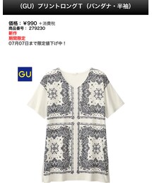 GU | Tシャツ/カットソー