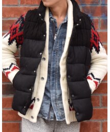 no brand | ダウンベスト