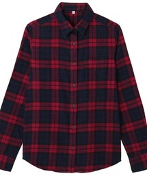 無印良品 | チェックのネルシャツ(無印良品)
※赤×ネイビー、緑×ネイビー(シャツ/ブラウス)