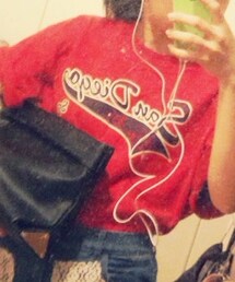 デカT:アメリカで購入
靴下:tutu anna(Tシャツ/カットソー)